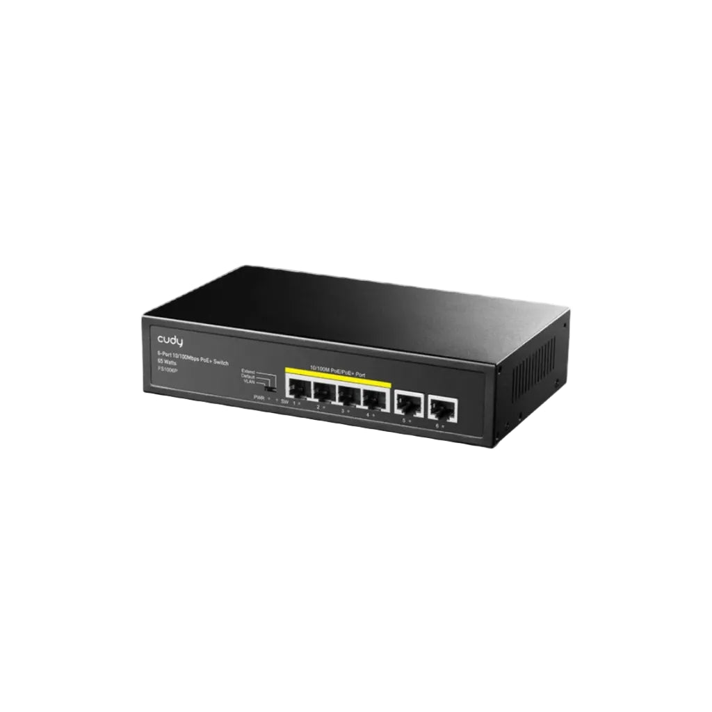 Cudy 4 - Port 10/100M PoE+ Switch - Total Security Equipment